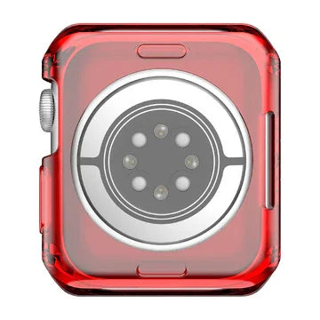 Itskins Spectrum Clear Case For Apple Watch 44/45Mm - Red - Tashqila Itskins Spectrum Clear Case For Apple Watch 44/45Mm - Red - Tashqila